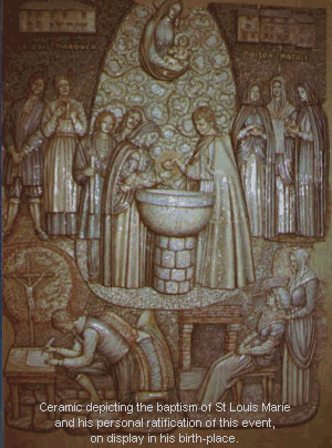 Baptism ceramic