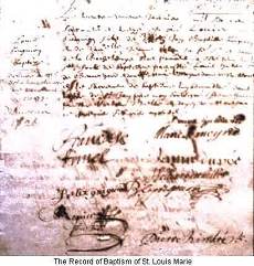 Baptismal Register Montfort