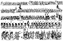 General Procession at the end of a Mission